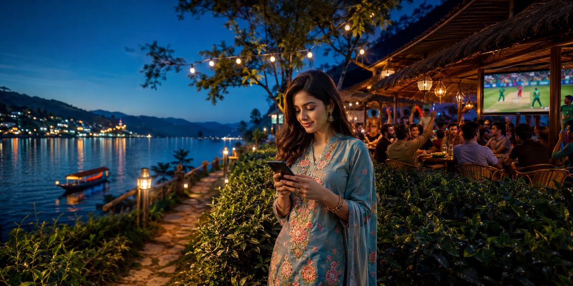 কুমিল্লায় চা বাগানের পাশে cvc999 ক্রিকেট বেটিং উপভোগ