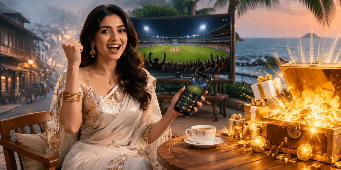 রংপুরে শাড়ি পরিহিত একজন বাংলাদেশি নারী স্মার্টফোনে cvc999 ক্রিকেট বেটিং পুরস্কার দেখছেন